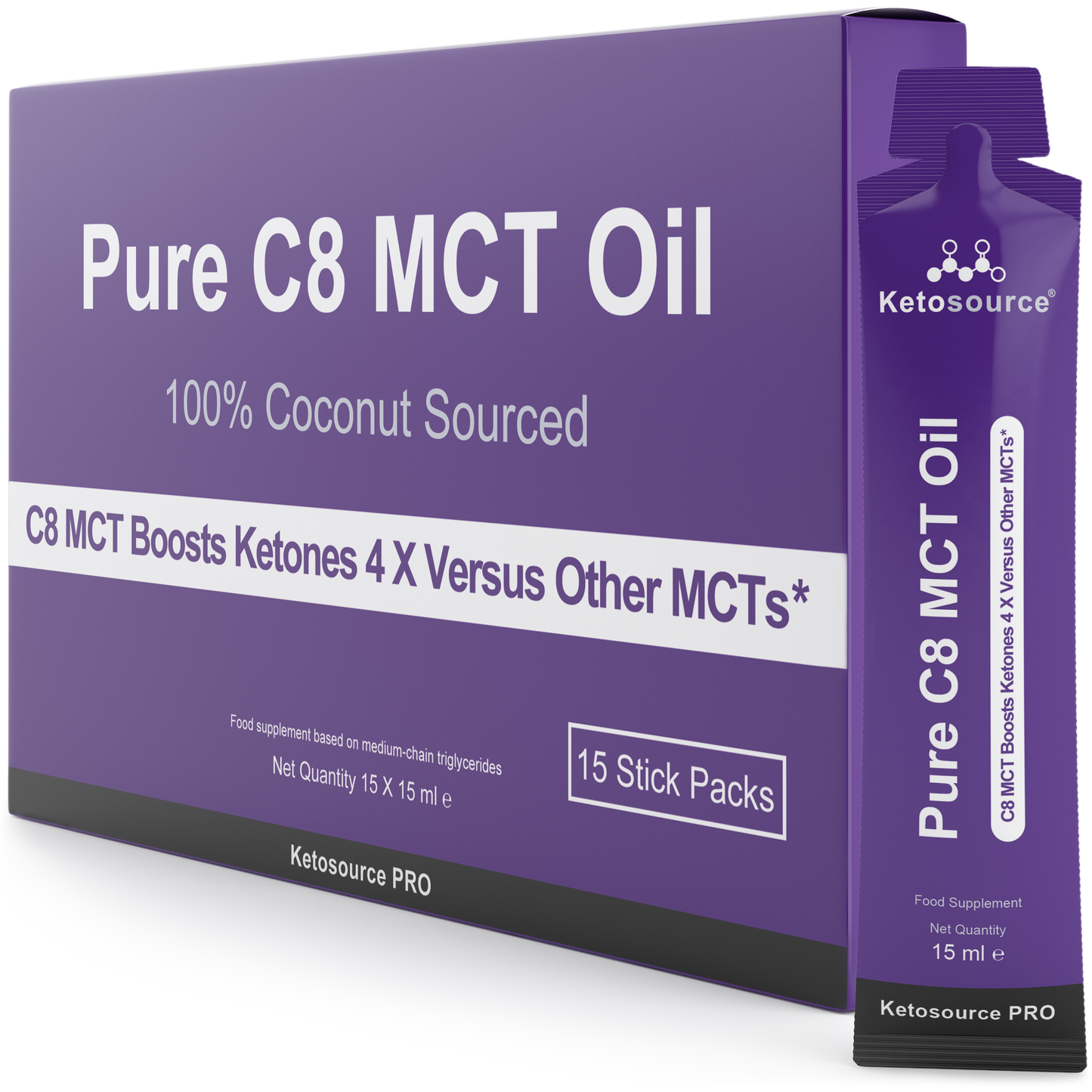 Huile Pure C8 MCT de Ketosource